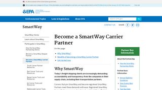 
                            7. Become a SmartWay Carrier Partner | SmartWay | US EPA