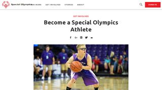
                            1. Become a Special Olympics Athlete