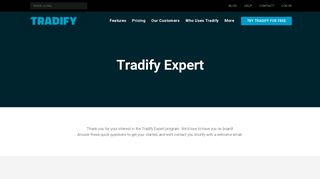 
                            8. Become a Tradify Expert | Tradify