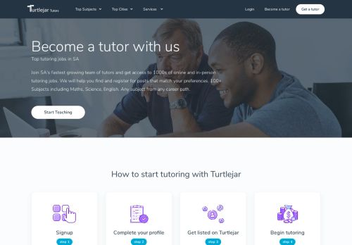 
                            3. Become a Tutor: Tutoring Jobs available in South Africa Gutsy Tutoring