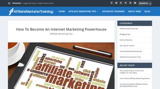 
                            7. Become An Affiliate Powerhouse - Affiliate Marketer Training