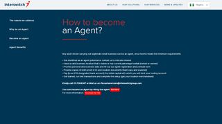 
                            13. Become an agent - Interswitch