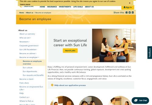 
                            3. Become an employee | Sun Life Financial Philippines