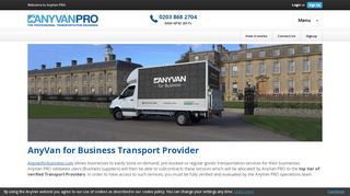 
                            7. Become Business Transporter | AnyVan PRO - The Professional ...