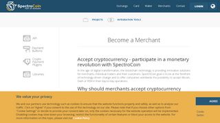 
                            6. Become Merchant | SpectroCoin
