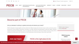 
                            9. Become part of PECB | PECB