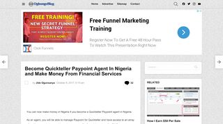 
                            12. Become Quickteller Paypoint Agent In Nigeria and Make Money From ...