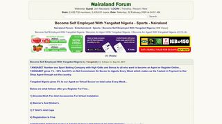 
                            11. Become Self Employed With Yangabet Nigeria - Sports - Nigeria ...