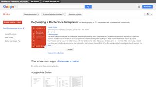 
                            4. Be(com)ing a Conference Interpreter: An ethnography of EU ...