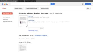 
                            10. Becoming a Money Services Business: A Legal and Business Guide - Google Books-Ergebnisseite