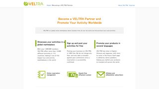 
                            4. Becoming a VELTRA Partner