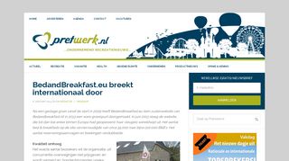 
                            9. BedandBreakfast.eu breekt internationaal door - Pretwerk