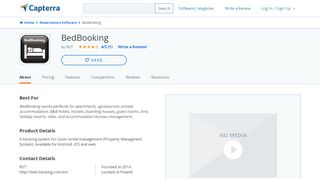 
                            8. BedBooking Reviews and Pricing - 2019 - Capterra