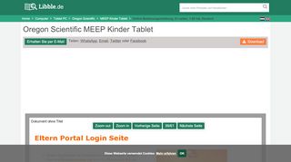 
                            13. Bedienungsanleitung Oregon Scientific MEEP Kinder Tablet (Seite 39 ...