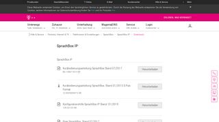 
                            3. Bedienungsanleitung SprachBox IP (PDF) | Telekom Hilfe