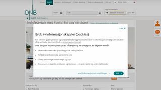 
                            13. Bedriftsavtale med konto, kort og nettbank - DNB