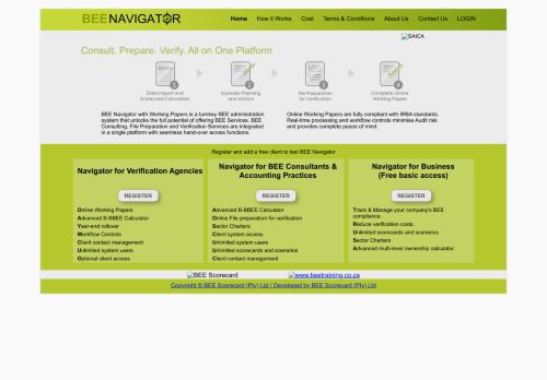 
                            2. BEE Navigator | Home