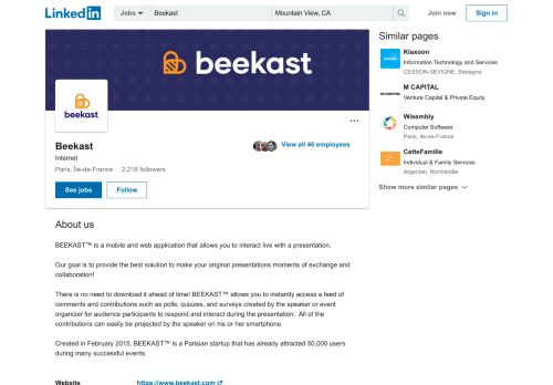 
                            7. Beekast | LinkedIn