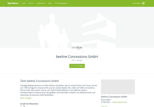 
                            10. beeline Concessions GmbH: Karrierechancen, Kontaktdaten, Fotos ...