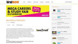
                            10. beezmall ip sdn. bhd. - hiredNOW | Job Vacancy Malaysia | ...