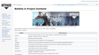 
                            8. Befehle in Project Zomboid – Nitradopedia