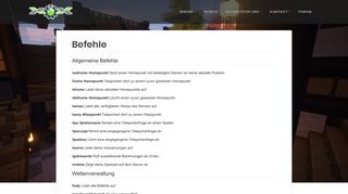 
                            12. Befehle | MyFTB.de - dein deutschsprachiger Modded Minecraft Server