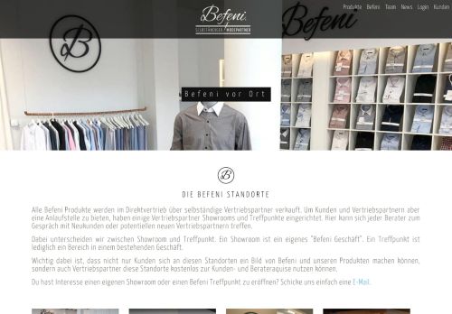 
                            3. Befeni - Maßhemden für € 39,90 - Blusen für € 49,90 - Accessoires