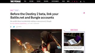 
                            7. Before the Destiny 2 beta, link your Battle.net and Bungie accounts ...