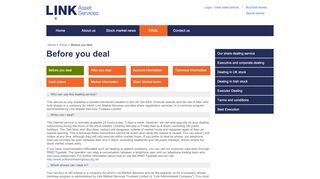 
                            13. Before you deal - Link Share Deal