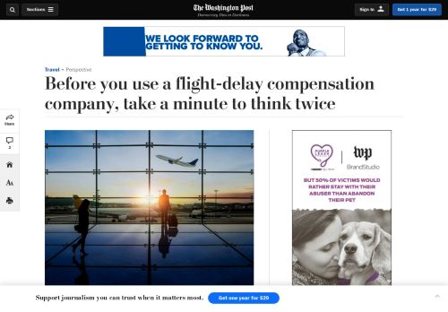 
                            13. Before you use a flight-delay compensation company, take a minute to ...