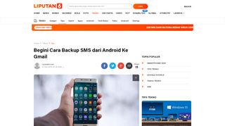 
                            12. Begini Cara Backup SMS dari Android Ke Gmail - Tekno Liputan6.com