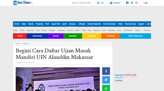 
                            8. Begini Cara Daftar Ujian Masuk Mandiri UIN Alauddin Makassar ...