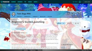 
                            6. Beginner's Guide/Launching | Twin Saga Wiki | FANDOM powered by ...