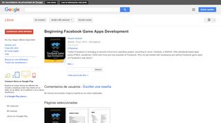 
                            7. Beginning Facebook Game Apps Development