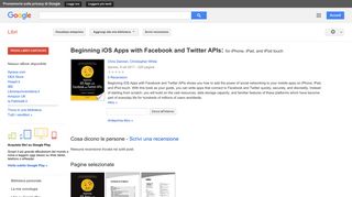 
                            11. Beginning iOS Apps with Facebook and Twitter APIs: for iPhone, ... - Risultati da Google Libri