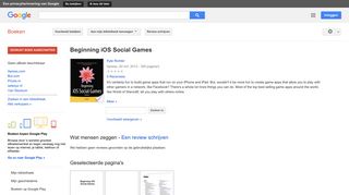 
                            10. Beginning iOS Social Games