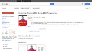 
                            6. Beginning Microsoft SQL Server 2008 Programming