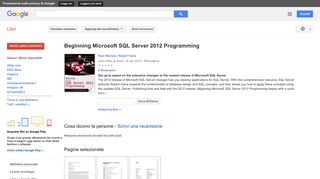 
                            11. Beginning Microsoft SQL Server 2012 Programming