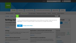 
                            7. Beginning of work in internet bank | SEB banka