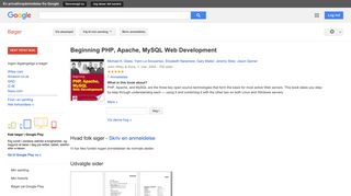 
                            7. Beginning PHP, Apache, MySQL Web Development