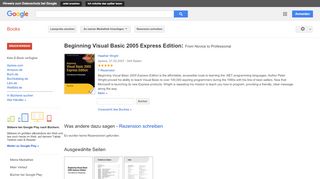 
                            8. Beginning Visual Basic 2005 Express Edition: From Novice to Professional