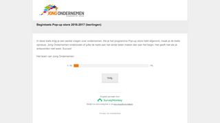 
                            10. Begintoets Pop-up store 2016-2017 (leerlingen) Survey - SurveyMonkey