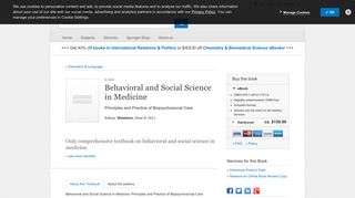 
                            11. Behavioral and Social Science in Medicine - Principles and Practice of ...