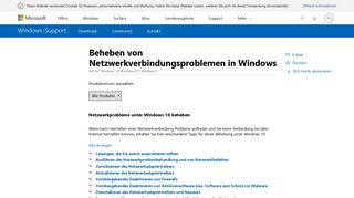 
                            1. Beheben von Netzwerkverbindungsproblemen in Windows - Windows ...