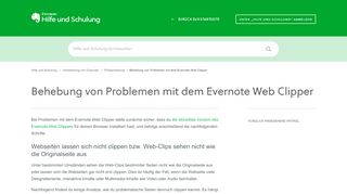 
                            3. Behebung von Problemen mit dem Evernote Web Clipper – Evernote ...