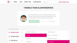 
                            2. Beheer je E-mail instellingen of Homepage - T-Mobile Thuis