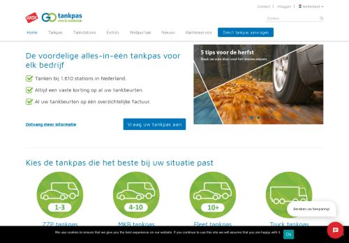 
                            4. Beheer nu al uw tankpassen waar en wanneer u wilt - GO The easy way