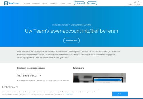 
                            5. Beheer ondersteuningsdiensten met de TeamViewer Management ...