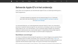 
                            5. Beheerde Apple ID's in het onderwijs - Apple Support