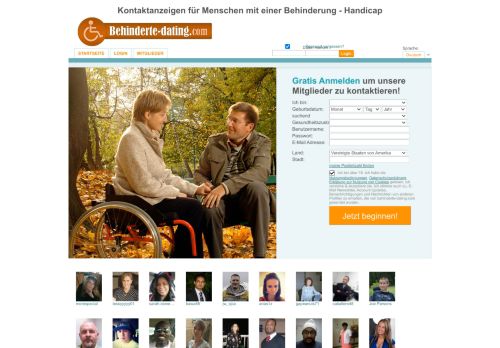
                            2. Behinderte Partnersuche mit www.behinderte-dating.com - Startseite